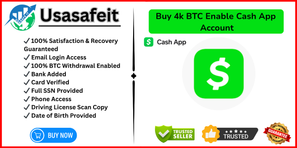 Buy 4k BTC Enable Cash App Account