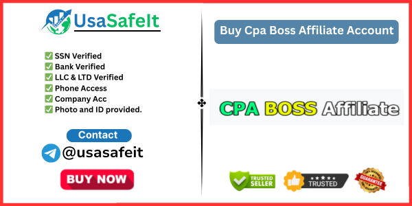Buy Cpa Boss Affiliate Account