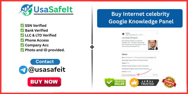 Buy Internet celebrity Google Knowledge Panel