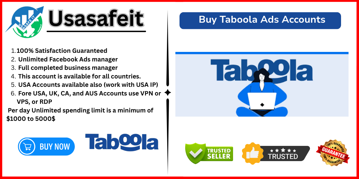 Buy Taboola Ads Accounts