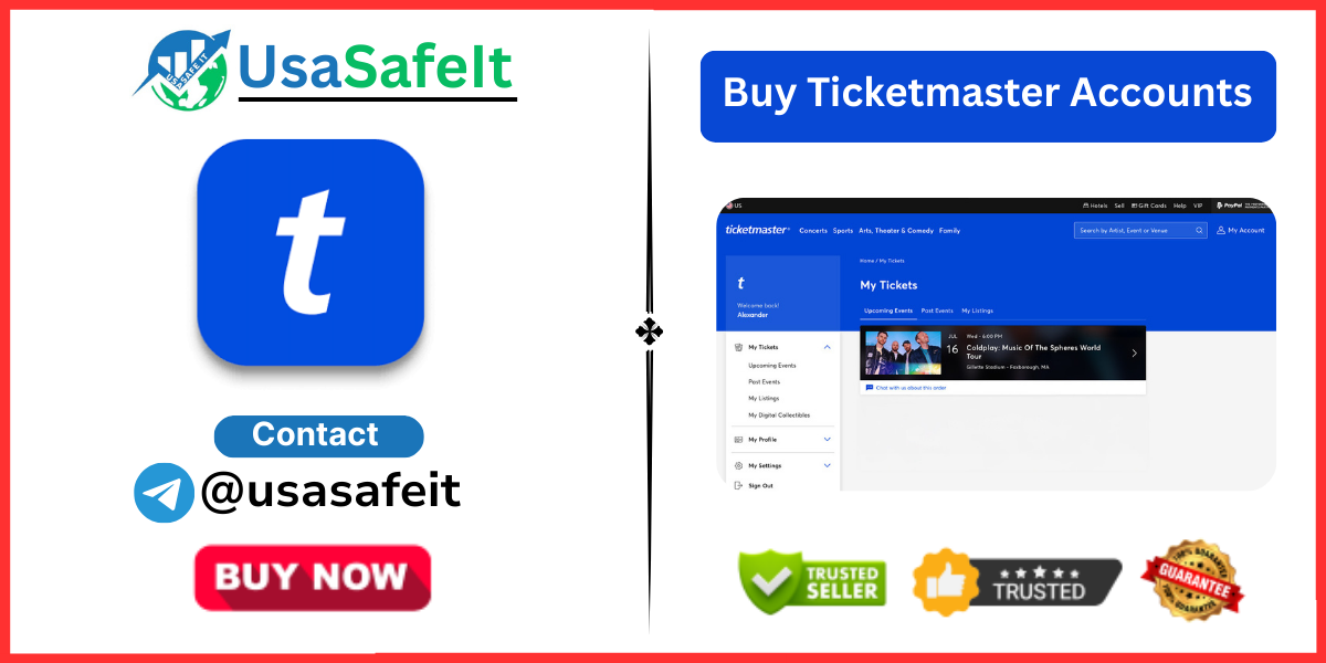 Buy Ticketmaster Accounts
