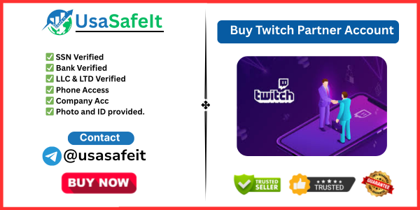 Buy Twitch Partner Account