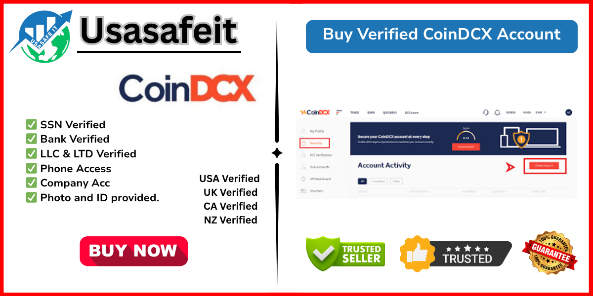 Buy Verified CoinDCX Account