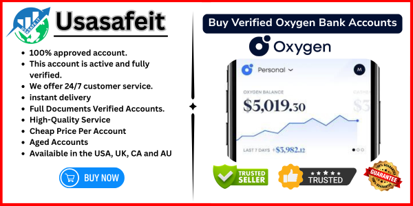 Buy Verified Oxygen Bank Accounts