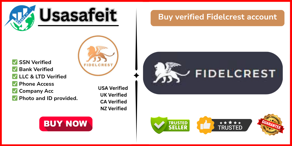 Buy verified Fidelcrest account