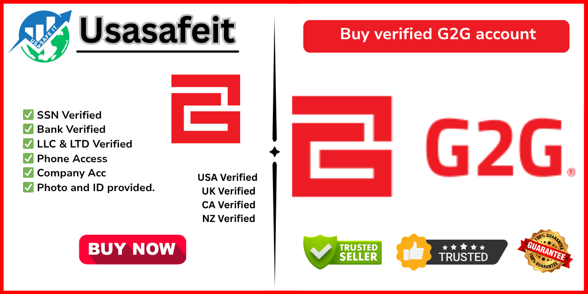 Buy verified G2G account