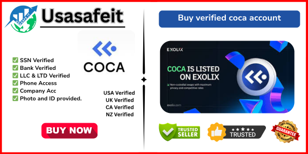 Buy verified coca account
