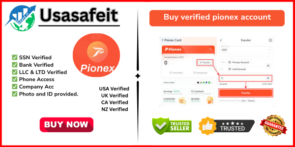 Buy verified pionex account